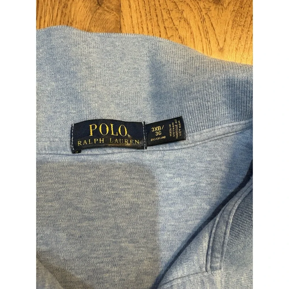 Polo‎ Ralph Lauren Heather Blue 3XB Short Sleeve Polo